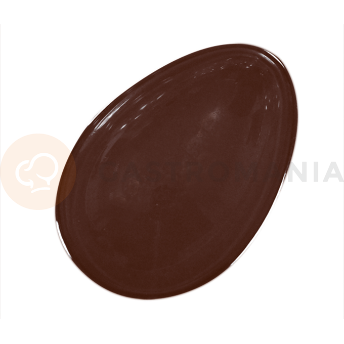Polykarbonátová forma na polovinu čokoládového vejce - 2 ks, 125x94x44 mm - SM2500 | MARTELLATO, Smooth Half Egg