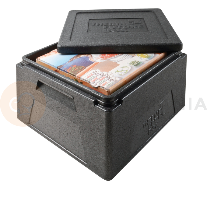 Termobox na pizzu černý, 27 l, 41,5x40x26,5 cm | STALGAST, 057231
