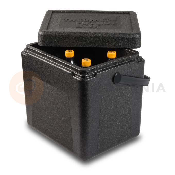 Termobox s úchytem černý, 20 l, 36x28,5x36,5 cm | STALGAST, 054201