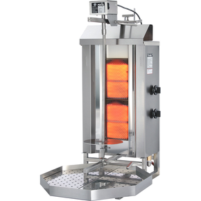 Gyros, kebab, grill gazowy, wsad: 30 kg, 7 kW, G30 | POTIS, GD-2