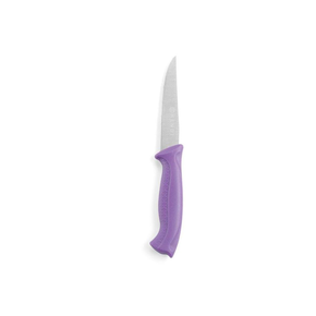Univerzální nůž s vroubkovaným ostřím - fialový, 20,5 cm | HENDI, 842171