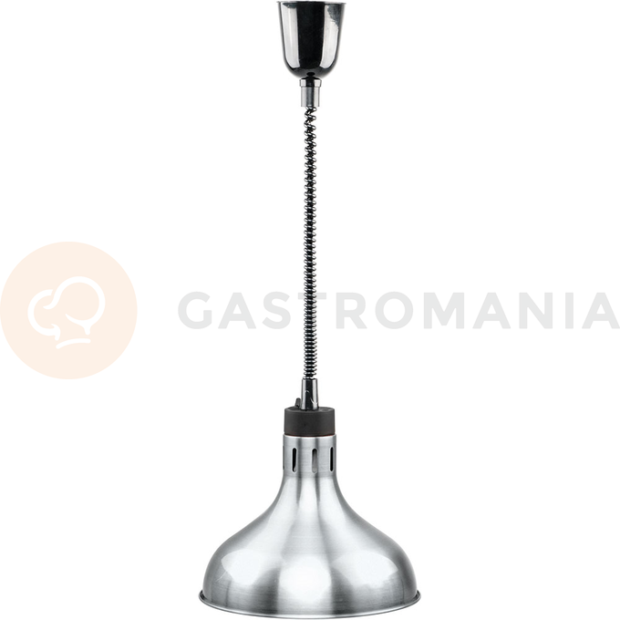 Infra lampa pro ohřev jídla, závěsná 0,25 kW, stříbrná | STALGAST, 692610