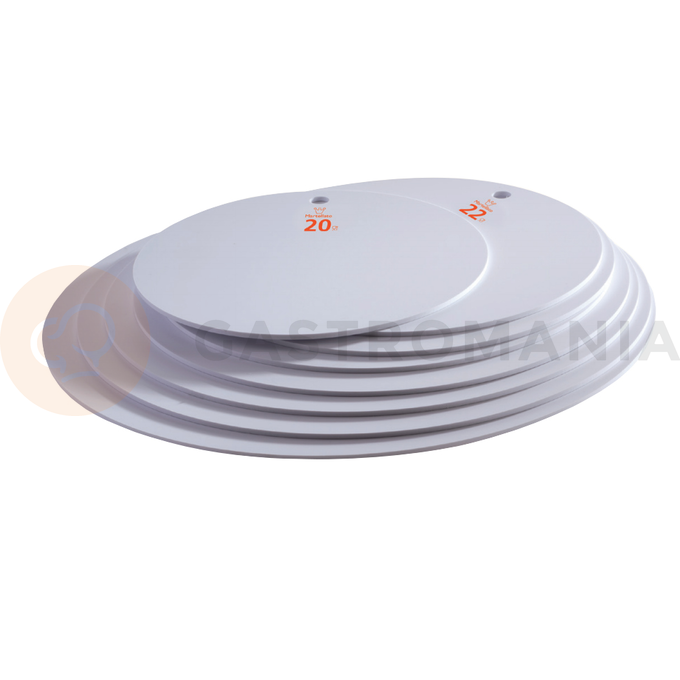 Kulatá plastová podložka na dort/moučník, ø 22 cm - DISCO22 | MARTELLATO, Plastic Plates