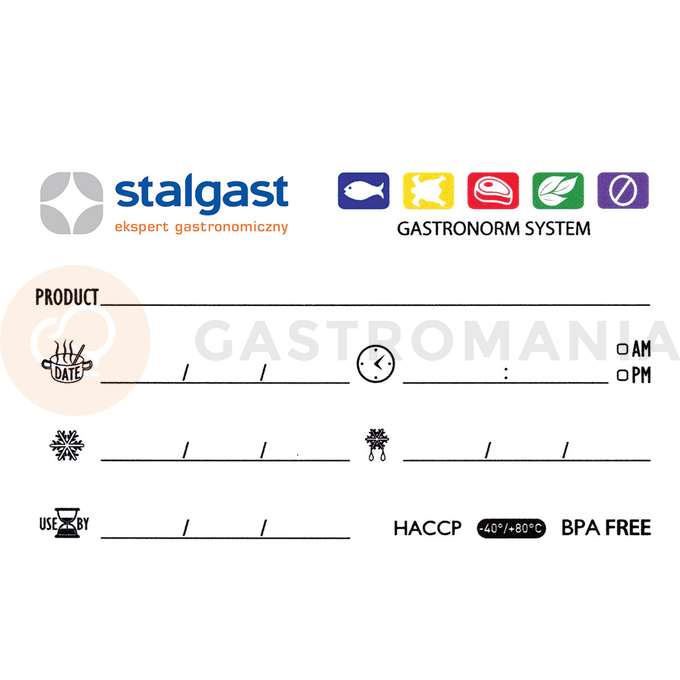 Nádoba z průhledného polypropylenu GN 1/4, 150 mm | STALGAST, Premium