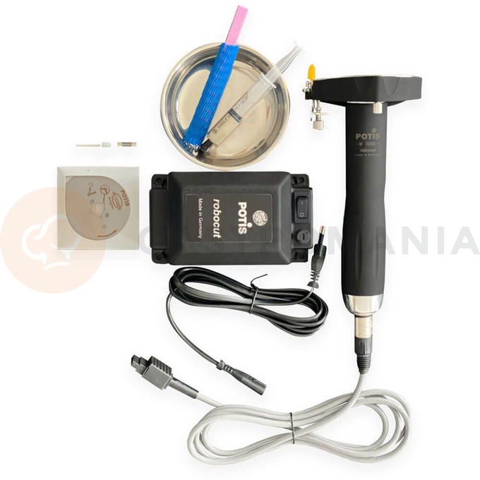 Nóż elektryczny, gyros, kebab, 60 kg/24h, 6500 obr/min | POTIS, H 7000