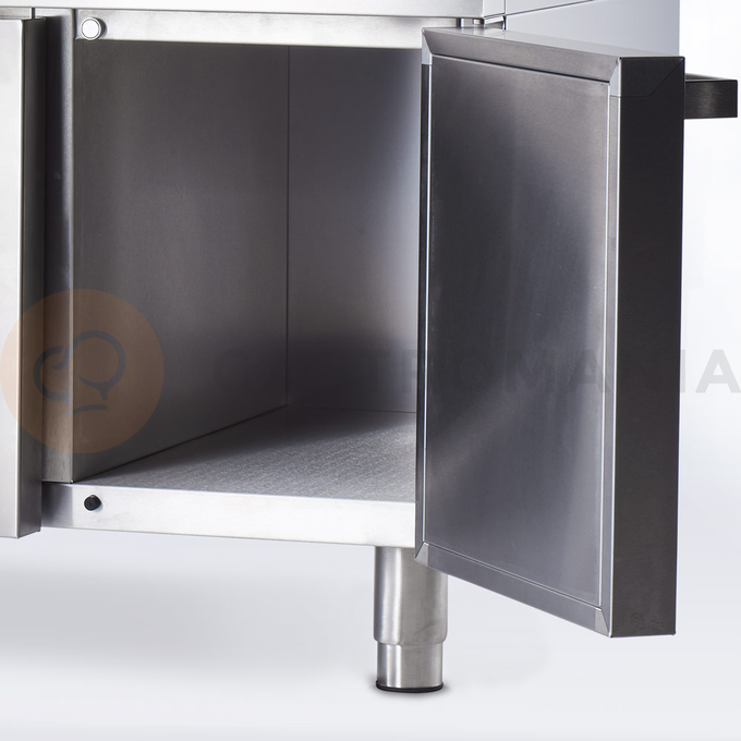 Plynový sporák, 6 hořáků a plynová trouba 1200x700x850 mm, 36,5+5 kW, G20 | STALGAST, 9711210