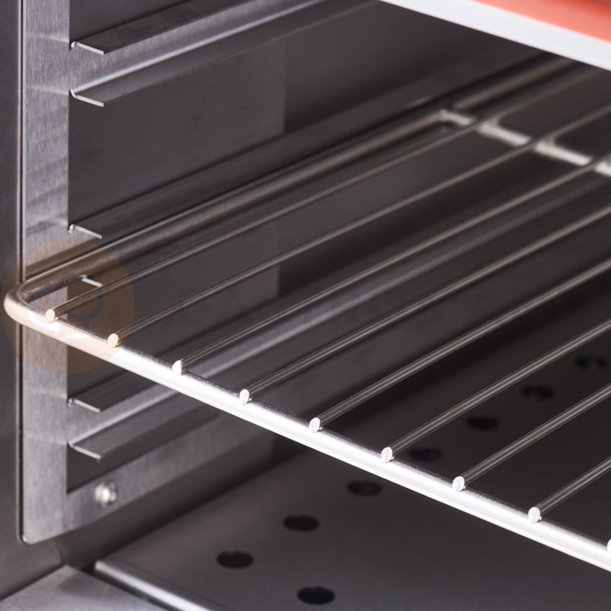 Plynový sporák s elektrickou troubou, 4 hořáky 800x700x850 mm, P 20,5+7 kW, G20 | STALGAST, 9715110