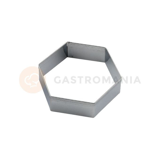 Sada nerezových vykrajovátek na sušenky ve tvaru hexagonu - 7 ks - CUT3L7 | MARTELLATO, Kit Cutters