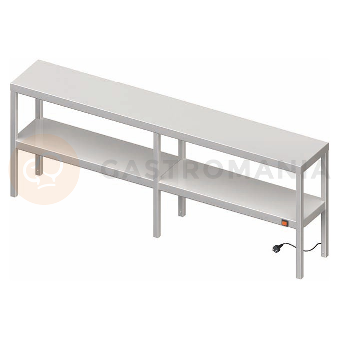 Nástavba dvoupatrová na stůl vyhřívaný 1500x300x700 mm |  STALGAST, 982233150
