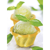 Kelímek na zmrzlinu, dezerty a jogurt 130 ml, biologicky rozložitelný, oranžový, 50 ks PLA | ALCAS, BioHappy