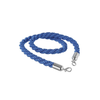 Modré lano se stříbrnými klipy pro vymezovací sloupky 150 cm | HENDI, 810460