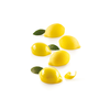 Sada forem pro přípravu chlazených dezertů - 15 ks, 30 ml, 55x38x27 mm - Limone &amp; Lime 30 | SILIKOMART, 3D Fruits