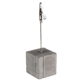 Betonový stojan s cedulkami 3 x 3 x 12 cm, čtvercový | APS, 71494