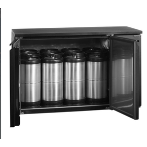 Chladicí minibar na sudy keg, 8x 20 l lub 2x 50 l, 1350x590x860 mm | TEFCOLD, CKC8 KEG Cooler