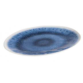 Oválný talíř z melaminu 48 x 35,5 cm, modrý | APS, Blue Ocean