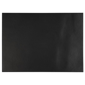 Prostírání na stůl 45 x 32,5 cm, černé | APS, Kunstleder