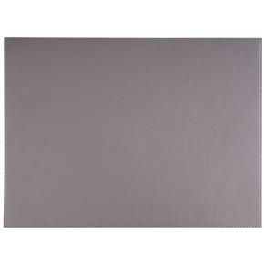 Prostírání na stůl 45 x 32,5 cm, šedé | APS, Kunstleder