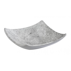 Servírovací tác z melaminu 10,5 x 10,5 cm, šedý | APS, Element