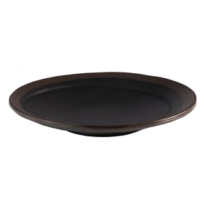 Servírovací talíř z melaminu Ø 28 cm, hnědý | APS, Marone