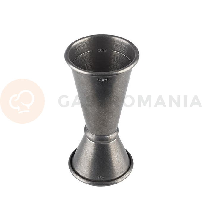 Barmanská odměrka oboustranná, 20ml/40 ml, kovová | APS, 93354