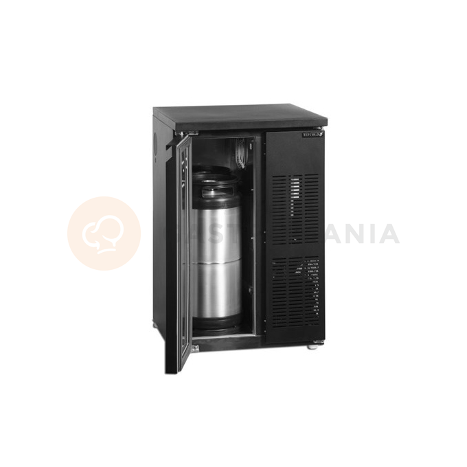 Chladicí minibar na sudy keg, 2x 20 l, 555x590x860 mm | TEFCOLD, CKC2 KEG Cooler
