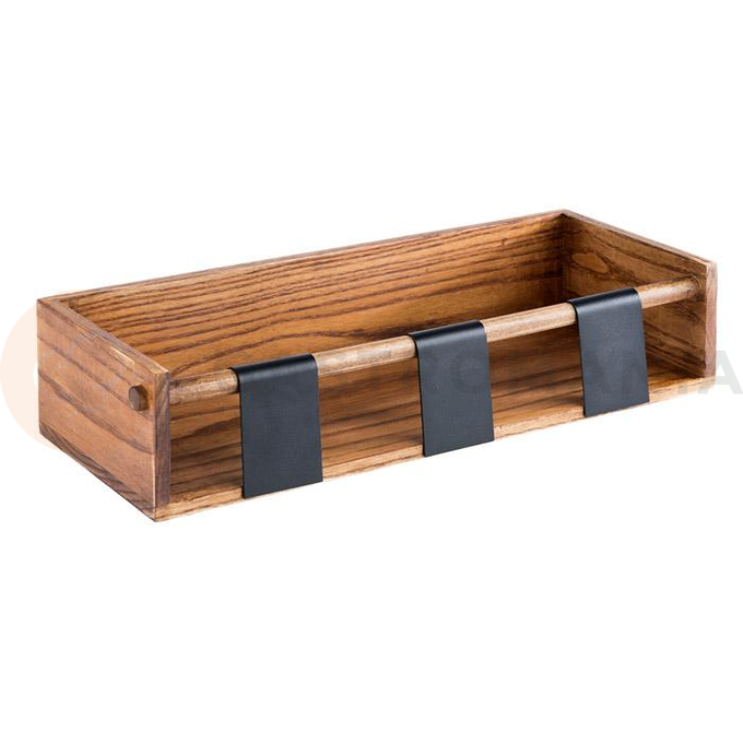 Dřevěná servírovací bedýnka 40x16 cm | APS, 84863