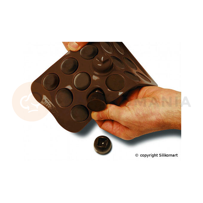 Forma na čokoládu a pralinky - Vánoce, 34x34x18,5 mm, 4 ml - SCG06 Christmas | SILIKOMART, Easychoc