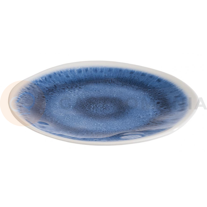 Kulatý talíř z melaminu Ø 26,5 cm, modrý | APS, Blue Ocean
