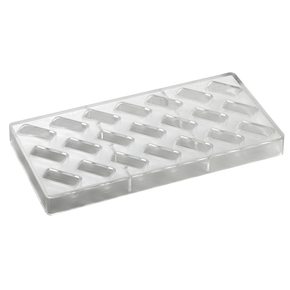 Tritanová forma na pralinky - obdélník, 21 ks, 37x16x14 mm, 10 gr - PC108FR | PAVONI, Artisanal