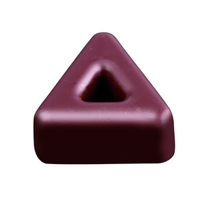 Tritanová forma na pralinky - trojúhelník s otvorem 21 ks, 33x30x15 mm, 10 gr - PC49FR | PAVONI, Iconic