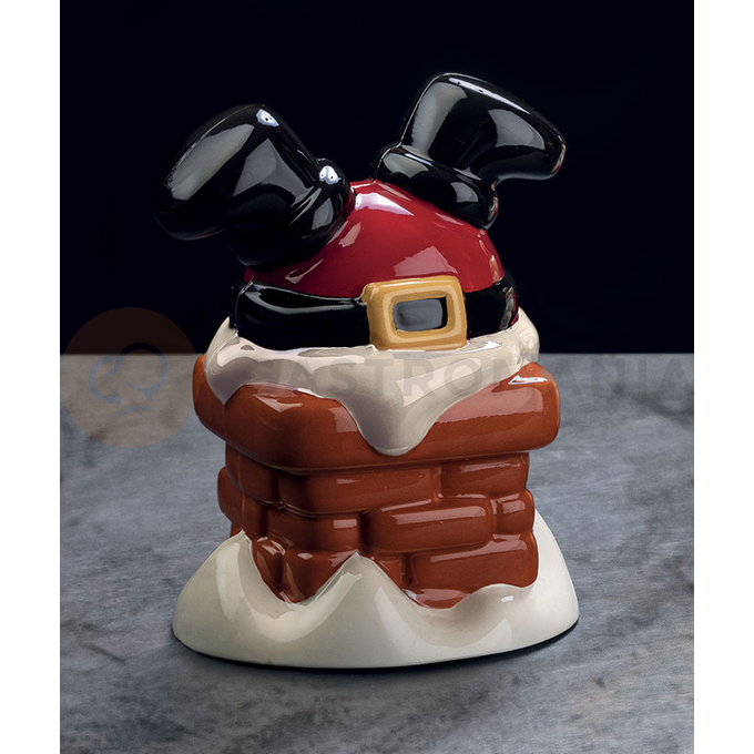 Forma na čokoládové dezerty - Santa Claus v komíně, 125x170 mm, 380 g - KT179 | PAVONI, Santa Chimney