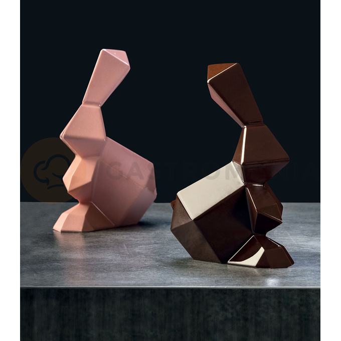 Forma na čokoládové dezerty - abstraktní králíček, 145x95x180 mm, 170 g - KT185 | PAVONI, Rocky Roger