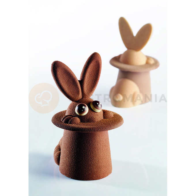 Forma na čokoládu - králíček, 100x120x170 mm, 200 g - KT154 | PAVONI, Magic Bunny