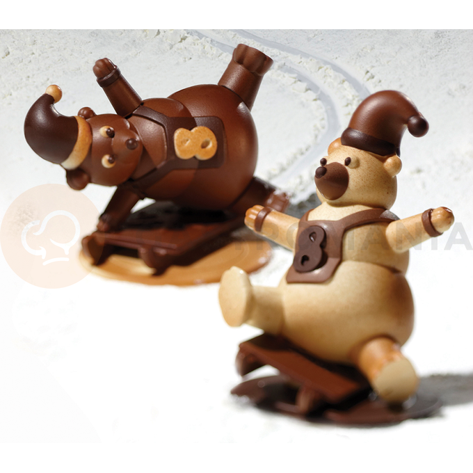 Forma na čokoládu - medvídek, 160x200 mm, 400 g - KT93 | PAVONI, Otto