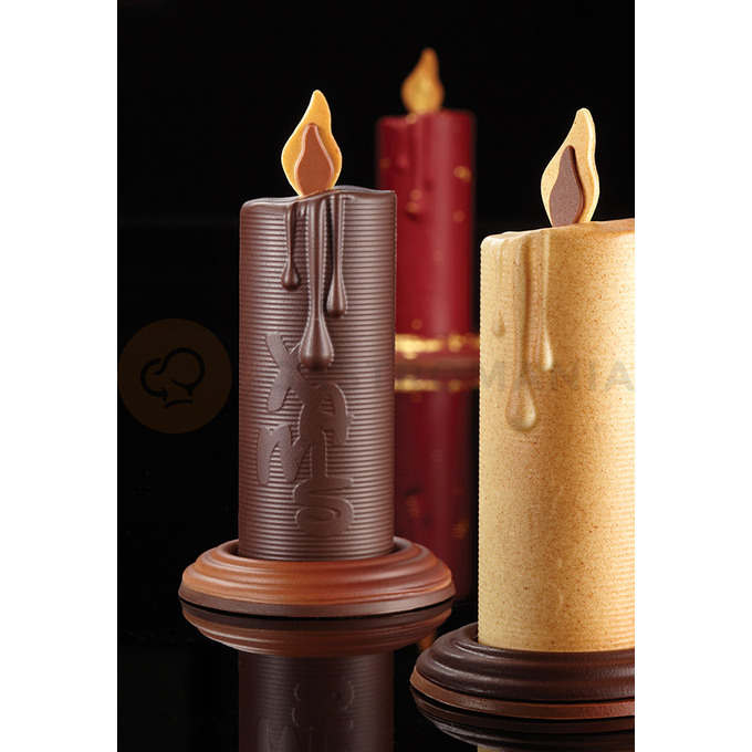 Forma na čokoládu - svíčka, 110x200 mm, 215 g - KT87 | PAVONI, Candela