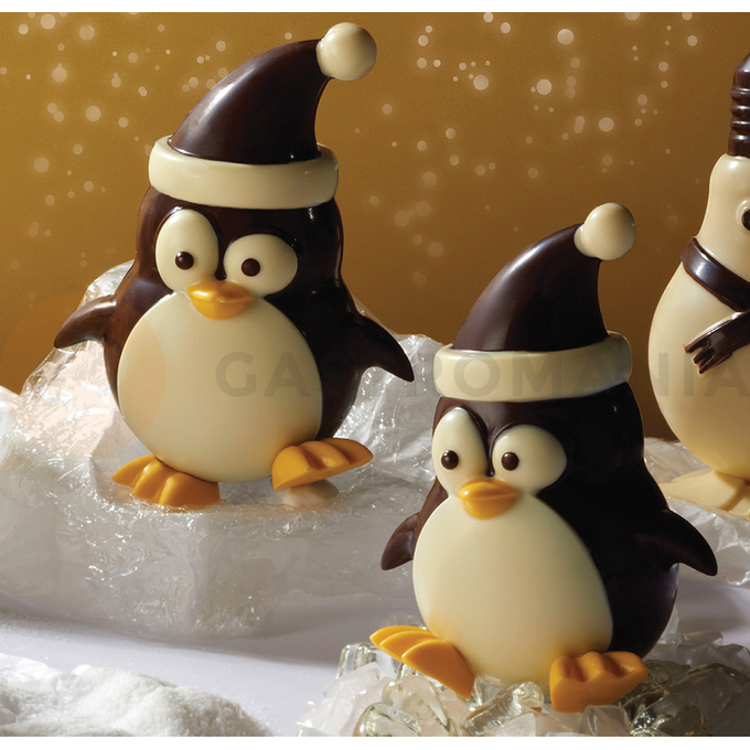 Forma na čokoládu - tučňák, 130x105x170 mm, 250 g - KT120 | PAVONI, Pinguino