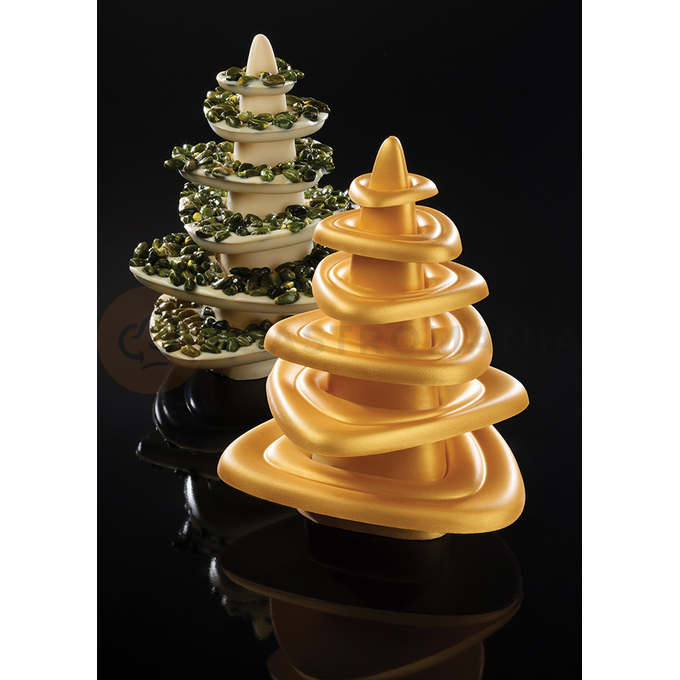 Forma na čokoládu - vánoční stromeček, 165x195 mm, 450 g -KT176 | PAVONI, Saturno