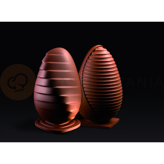 Forma na čokoládu - vejce, 130x200 mm, 350 g - KT90 | PAVONI, Stripe