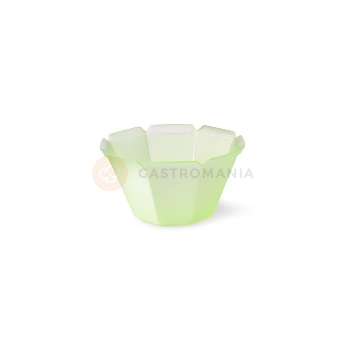 Miska Smeraldo na dezerty ze zeleného plastu, 0,55 l, balení 50 kusů | ALCAS, 138/6