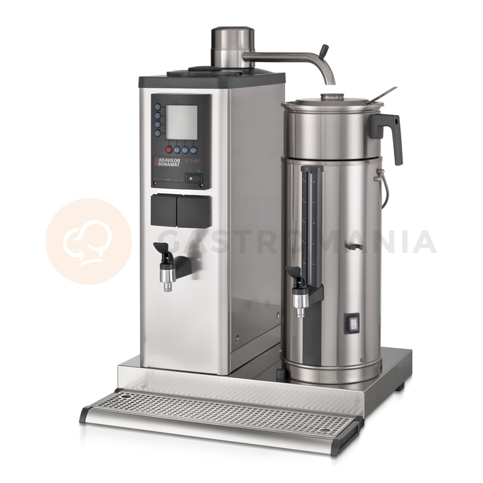 Překapávač kávy s kohoutkem, 1 termos 10 l na pravé straně, 400 V | BRAVILOR BONAMAT, B10 HW L/R