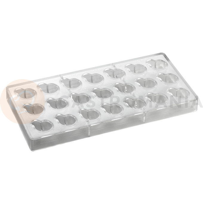 Tritanová forma na pralinky - 21 ks, 33x26x16 mm, 10 gr - PC57FR | PAVONI, Bonbons