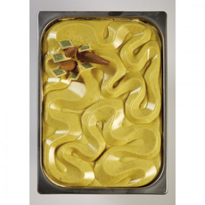 Forma silikonowa do dekoracji kuwety z lodami - 361,5x251,5x21,5 mm, 840 ml - TOP104S | PAVONI, Dune