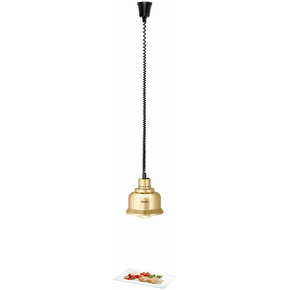 Tepelná lampa IWL250D GO, Ø 230 mm, regulace výšky, zlatá | BARTSCHER, 114275