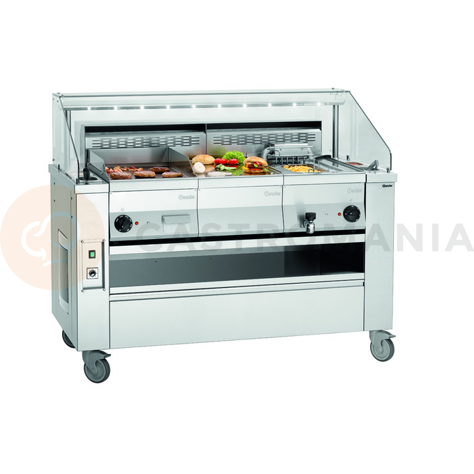 Kuchyňský vařič KST3240 Plus, 1520x770x1263 mm | BARTSCHER, 107290