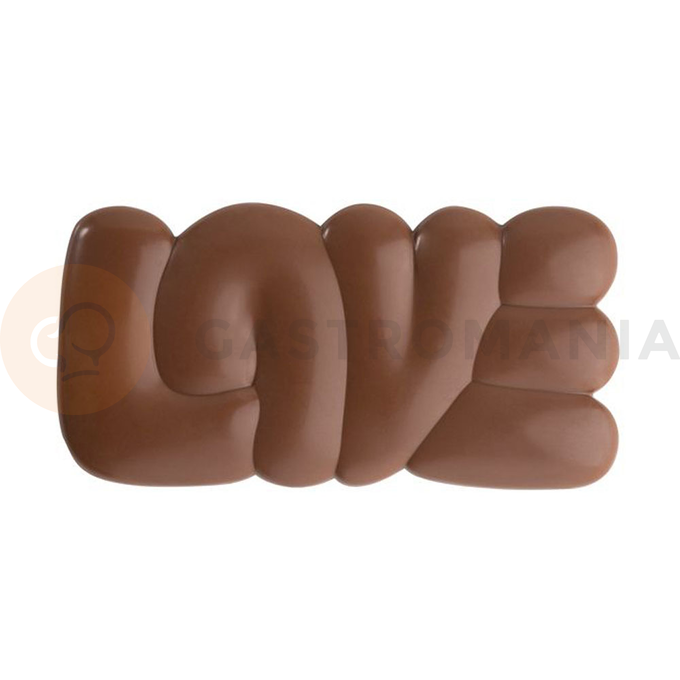 Tritanová forma na tabulku čokolády - 3 ks x 100g, 150x76x10 mm - PC5000FR | PAVONI, Lovely