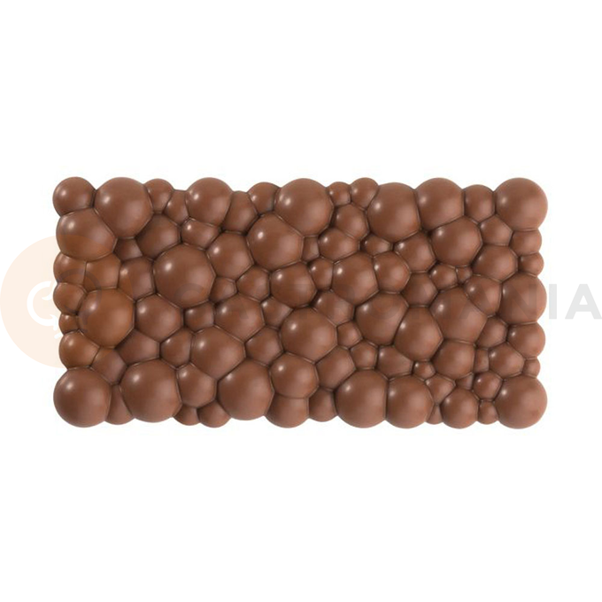 Tritanová forma na tabulku čokolády - 3 ks x 100g, 150x77x12 mm - PC5001FR | PAVONI, Sparkling