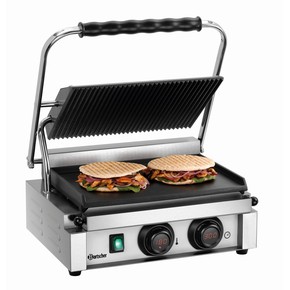 Grill kontaktowy &quot;Panini-MDI&quot; z górną płytą ryflowaną | BARTSCHER, A150976
