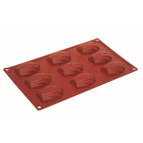 Silikonová forma Formaflex na monoporce - 300x175 mm, 9 ks x 68x45x18 mm, 30 ml - FR021 | PAVONI, Madeleine