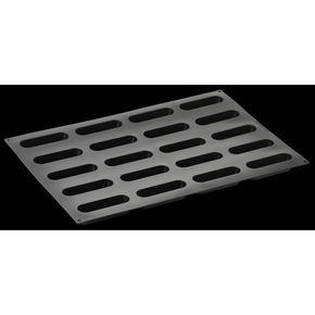 Silikonová forma Pavoflex - 600x400 mm, 20 ks x 123x35x32 mm, 100 ml - PX036 | PAVONI, Round