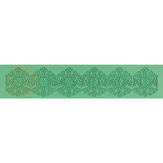 Silikonová forma na krajky a dekorační vzory - 80,5x390 mm - SMD08 | PAVONI, Magic Decor